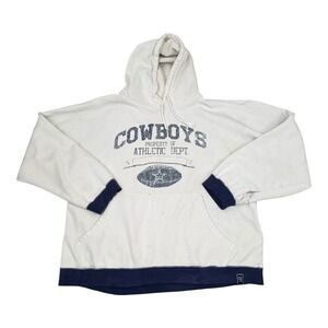 Dallas Cowboys Vintage Hoodie Mens XL Y2K NFL Football Athletic Dept Pullover